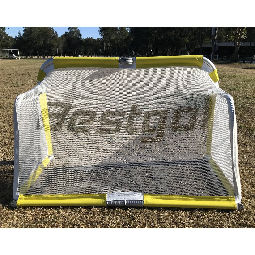 Yellow Bestgol aluminium foldable goal