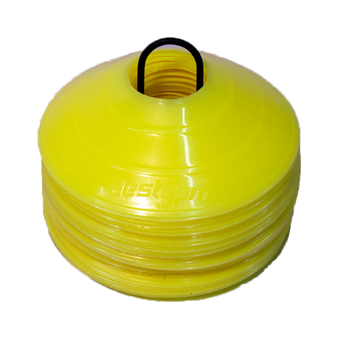 Field Marker Cones - Fluro Yellow (50 pack)