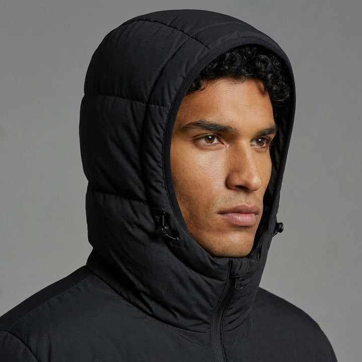 Clubline Long Bench Coat - Black