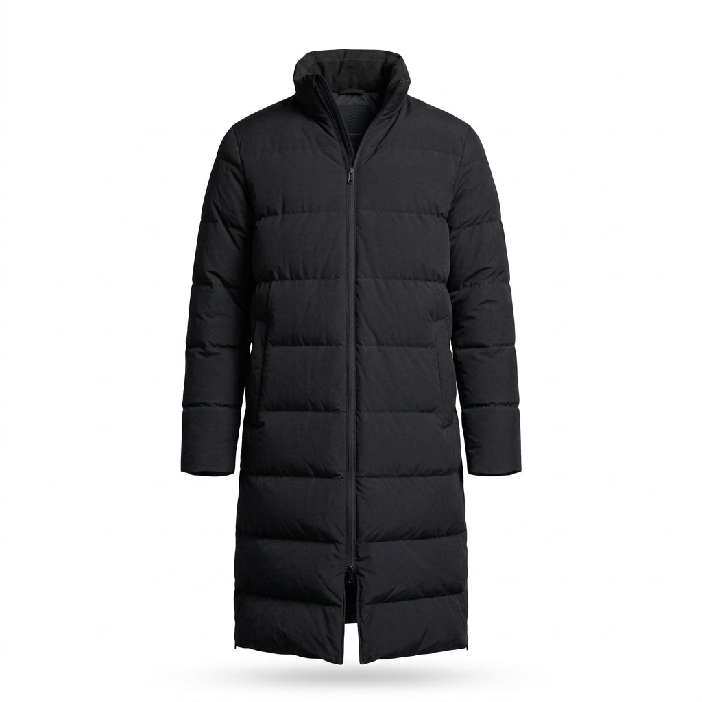 Clubline Long Bench Coat - Black
