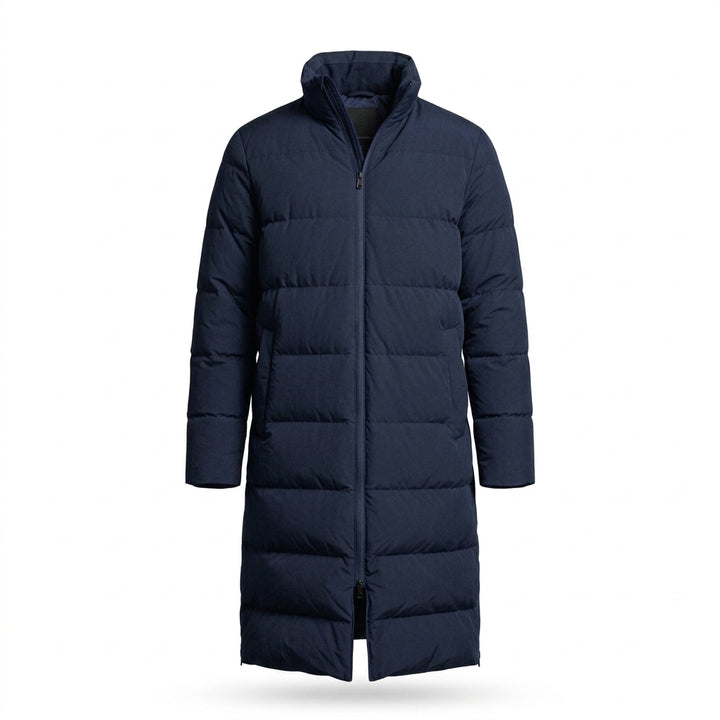 Clubline Long Bench Coat - Navy