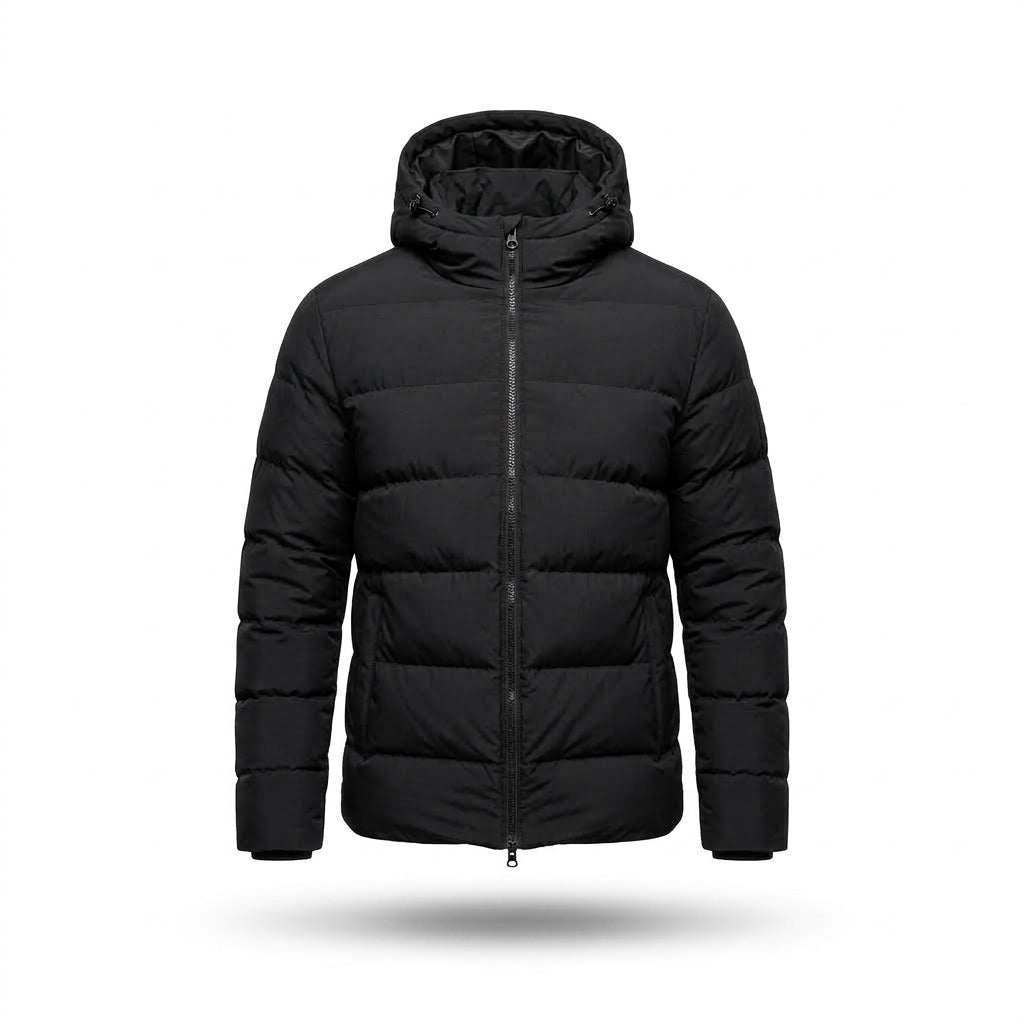 Clubline Puffer Jacket - Black