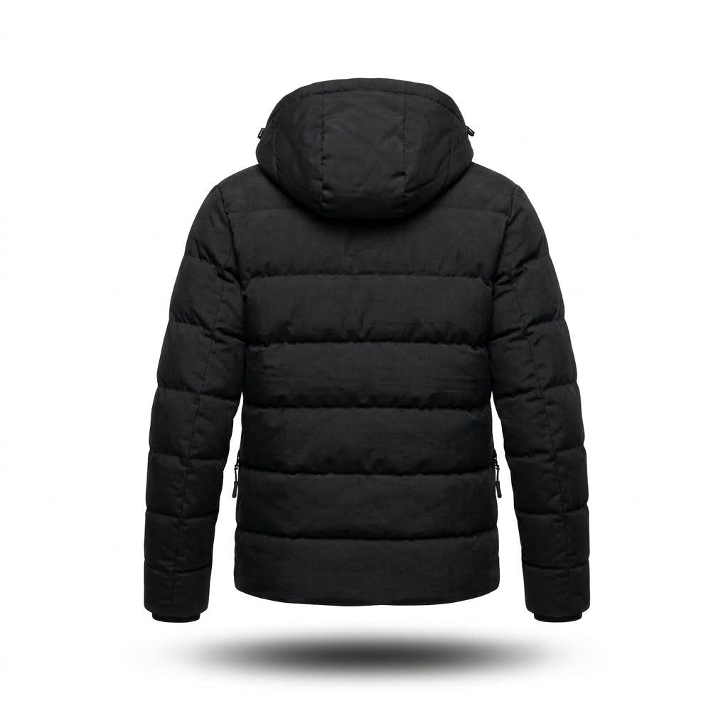 Clubline Puffer Jacket - Black