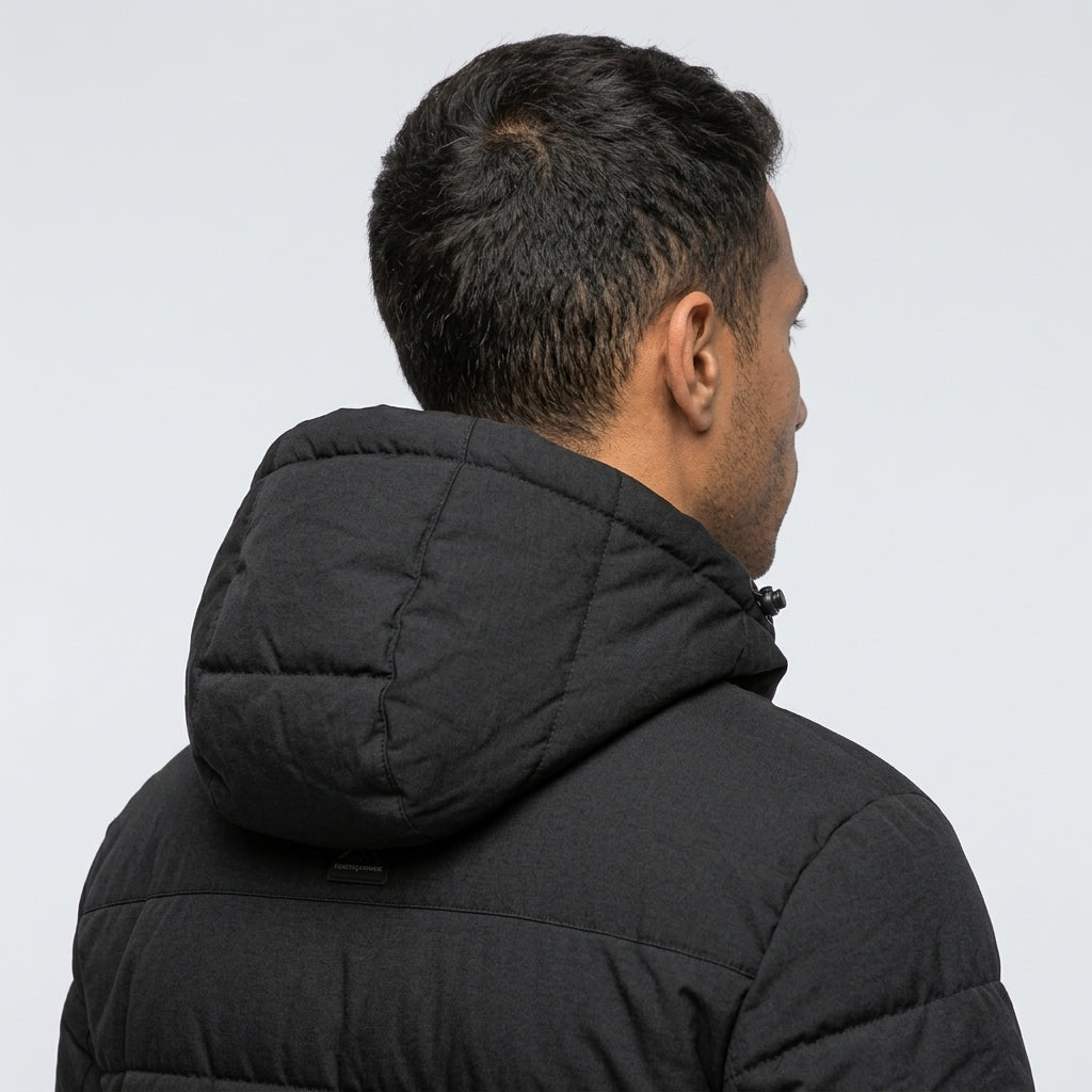 Clubline Puffer Jacket - Black