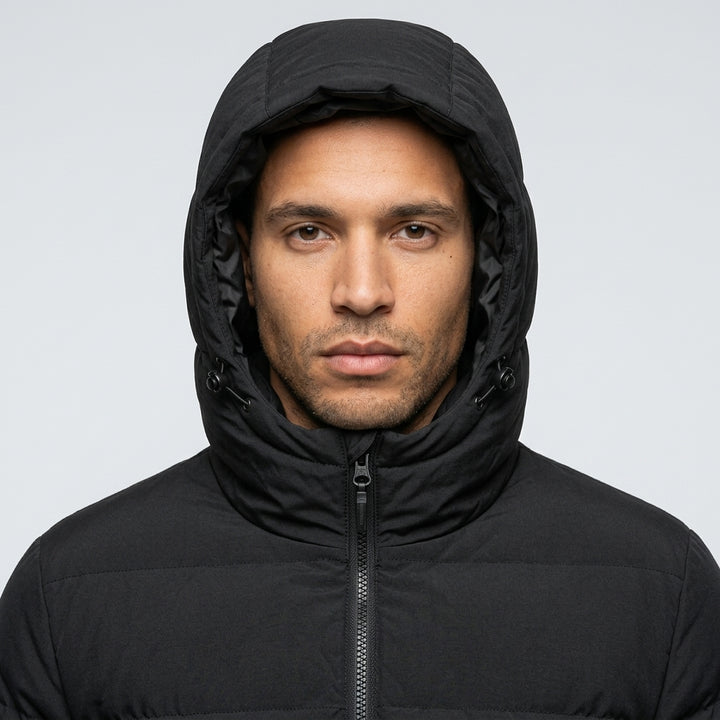 Clubline Puffer Jacket - Black