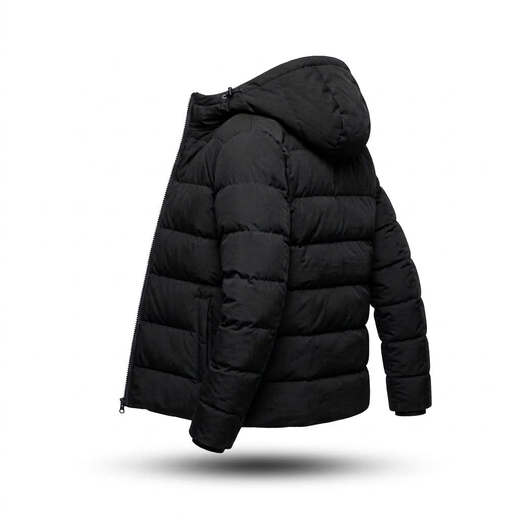Clubline Puffer Jacket - Black