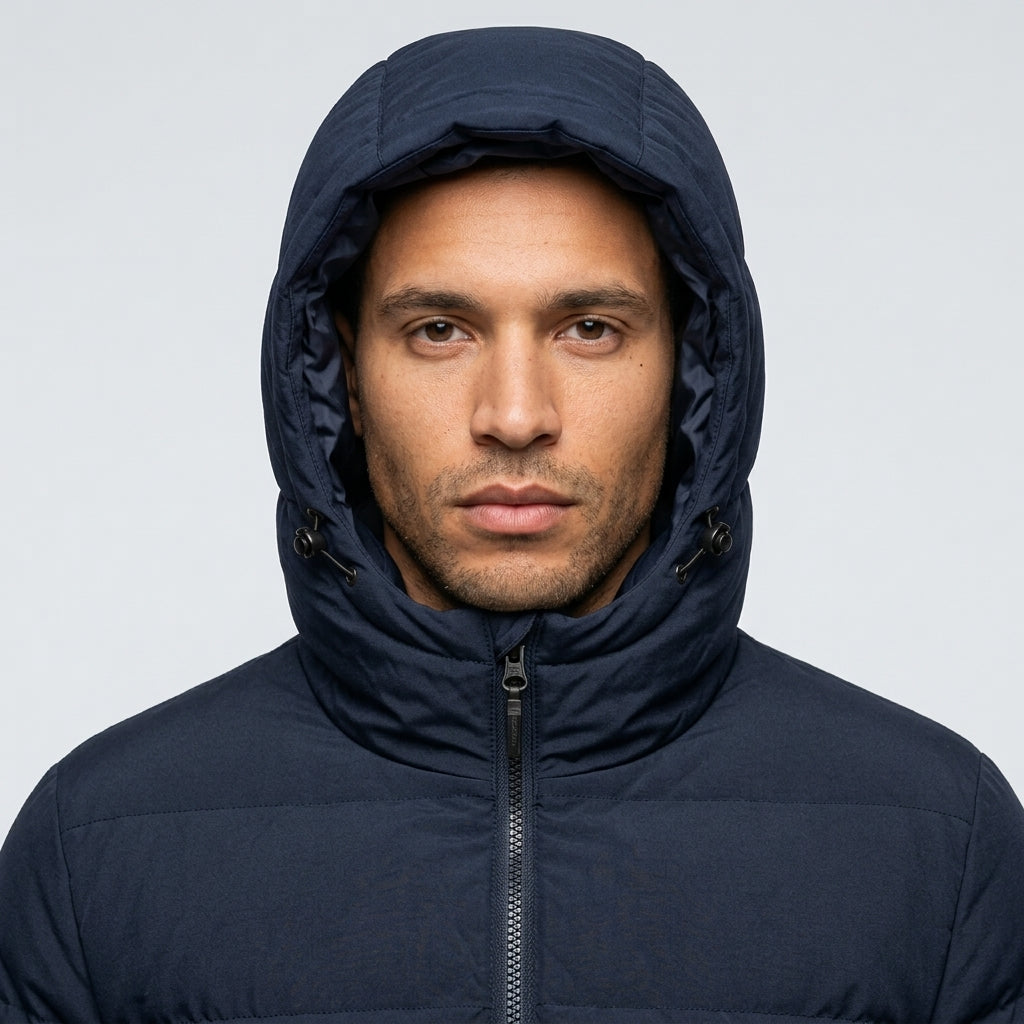 Clubline Puffer Jacket - Navy