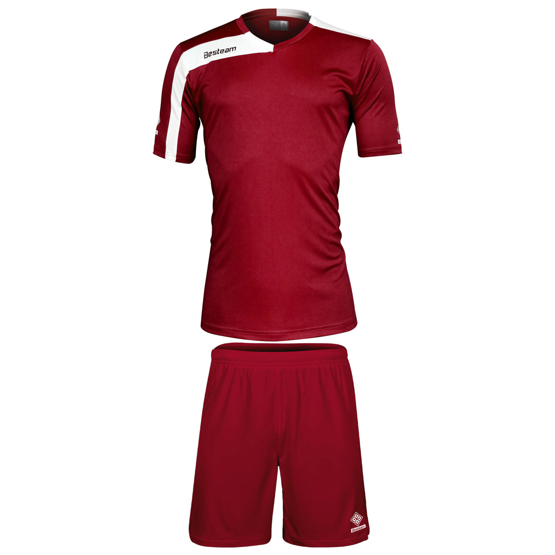 Madrid Set - Maroon/White