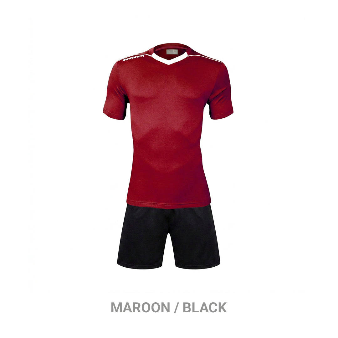 Santiago Set - Maroon/Black