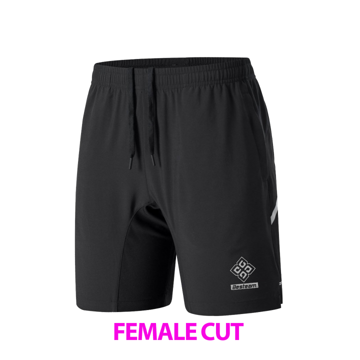Zenith Womens Pocketed Shorts - Black