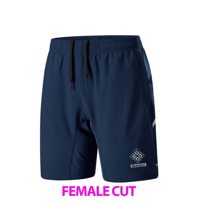 Zenith Womens Pocketed Shorts - Navy